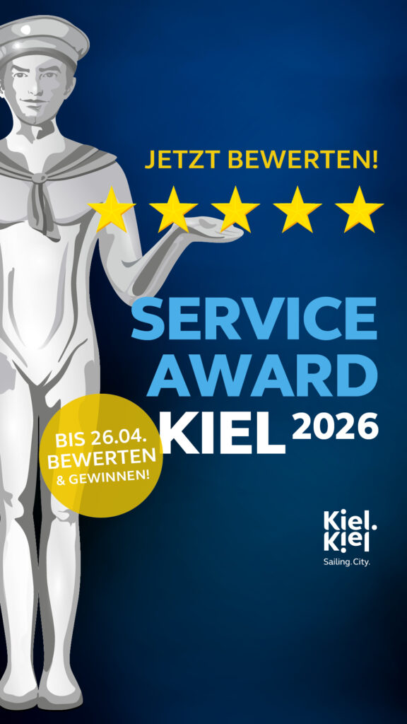 Wir nehmen am Service Award Kiel 2026 teil